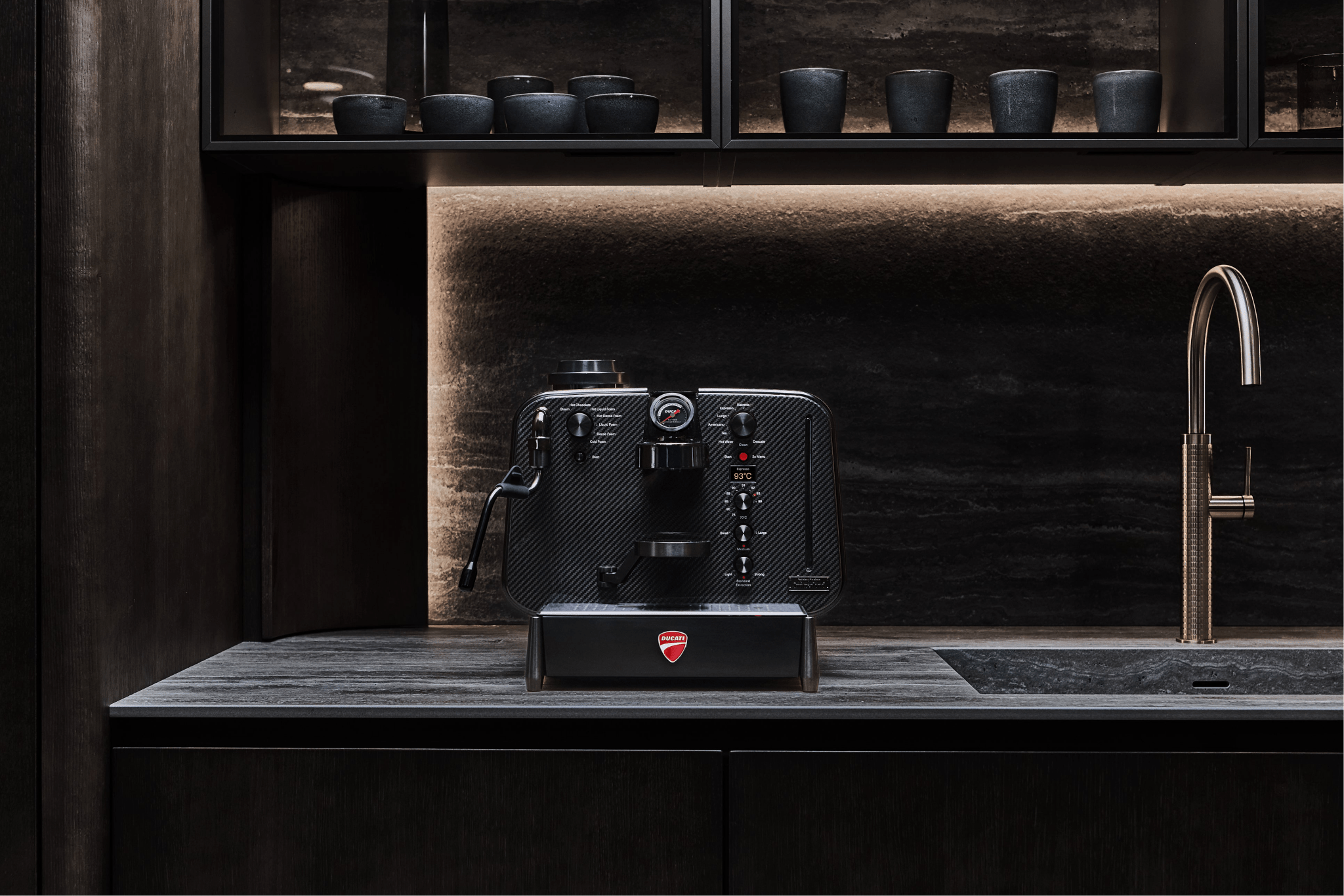 Barista M3 1926 Limited Edition Carbon Fiber by Ducati - premium capsule coffee machine