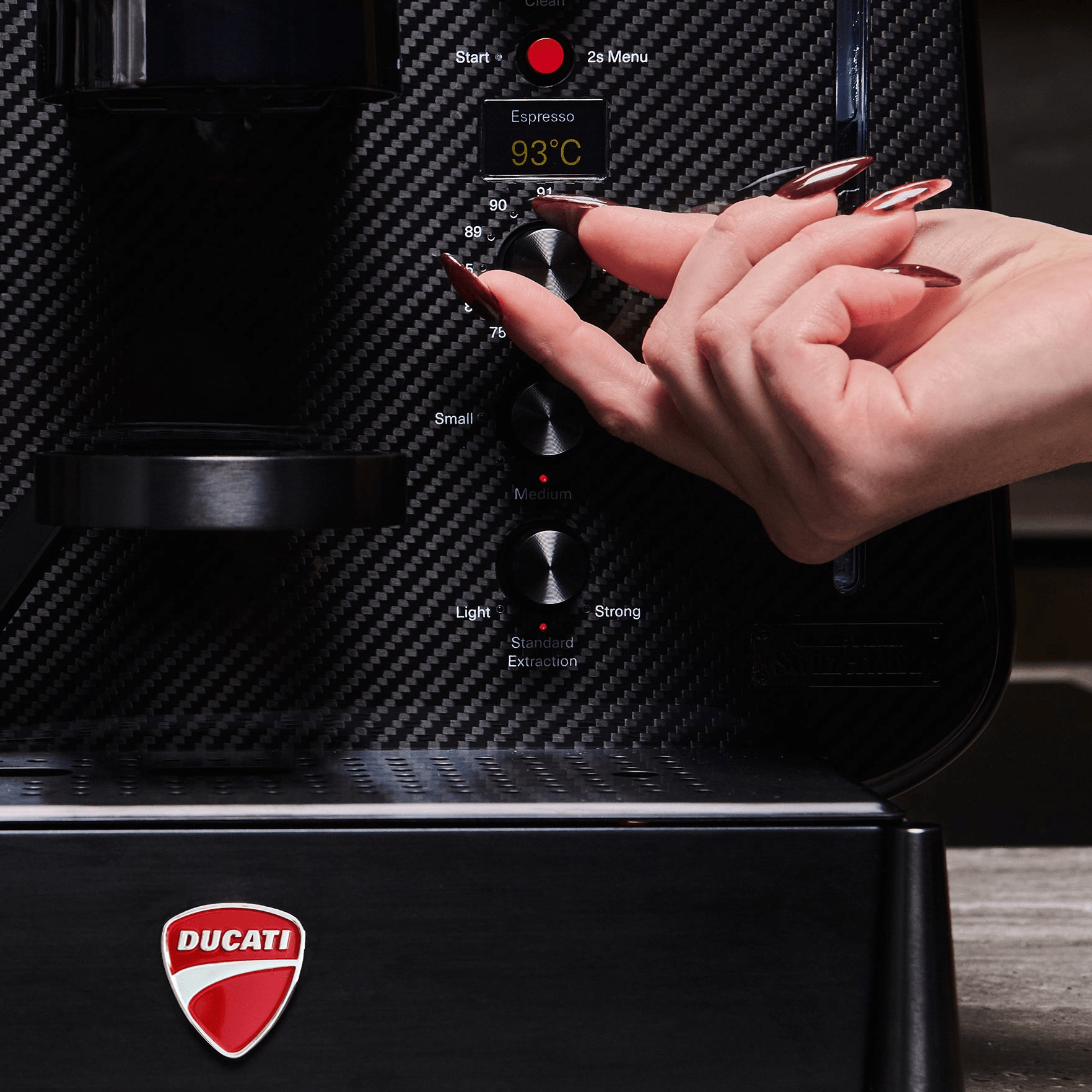 Barista M3 1926 Limited Edition Carbon Fiber by Ducati - premium capsule coffee machine